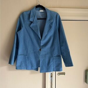 Lightweight Denim Blazer Vintage